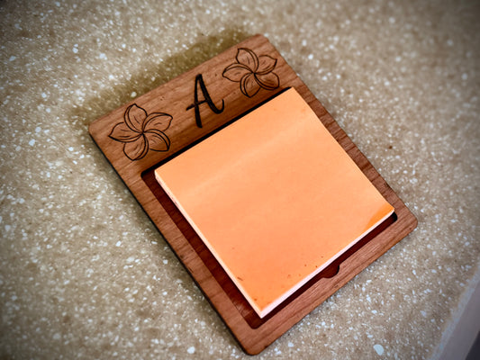 The Noted - Monogrammed Note Holder
