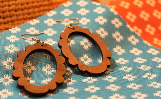 The Open Frame - Handcrafted Earring