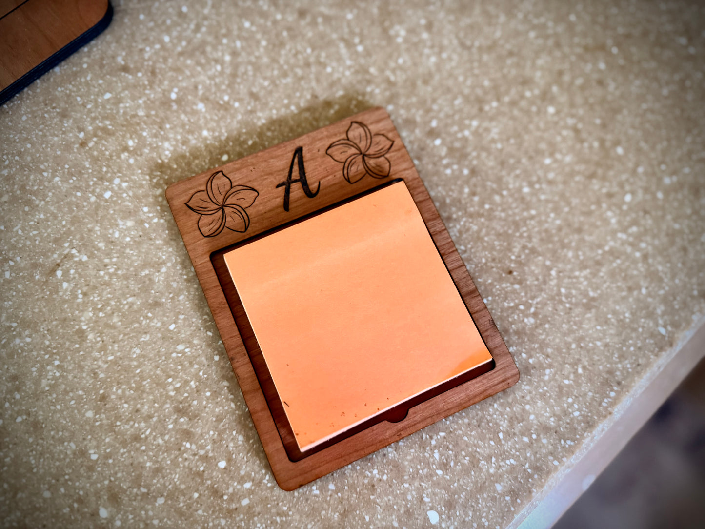 The Noted - Monogrammed Note Holder