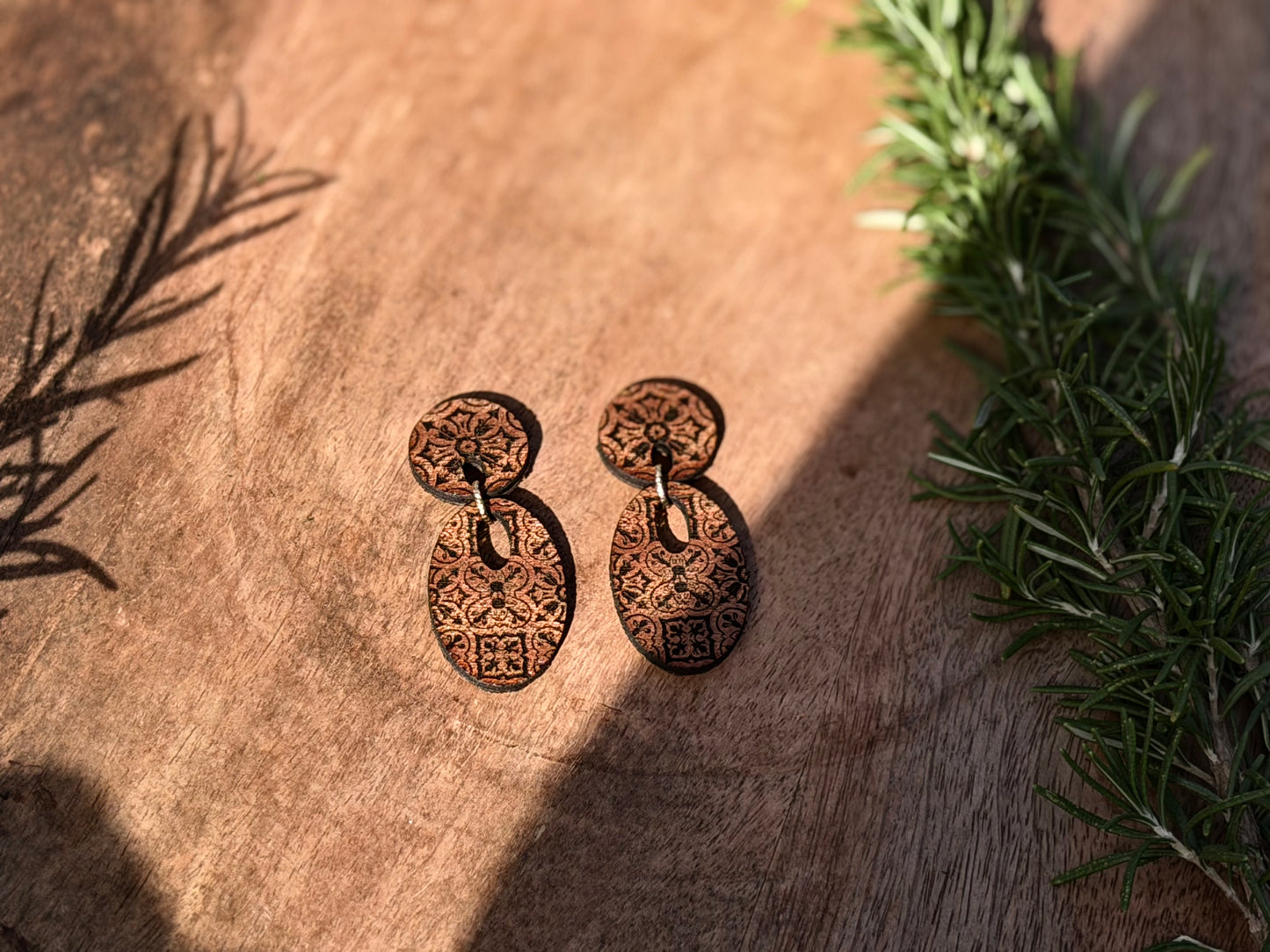 The Moroccan Oval- Handcrafted Earring
