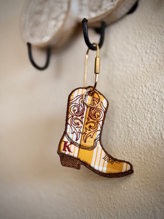 The Wandering Boot - Handcrafted Bag Tag